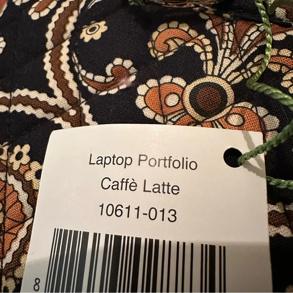 NWT Vera Bradley Adjustable Laptop Portfolio Bag